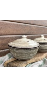 Керамично гювече 400 мл | Охра