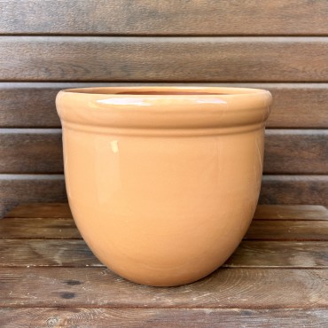 Керамична саксия 26/22 оранжева